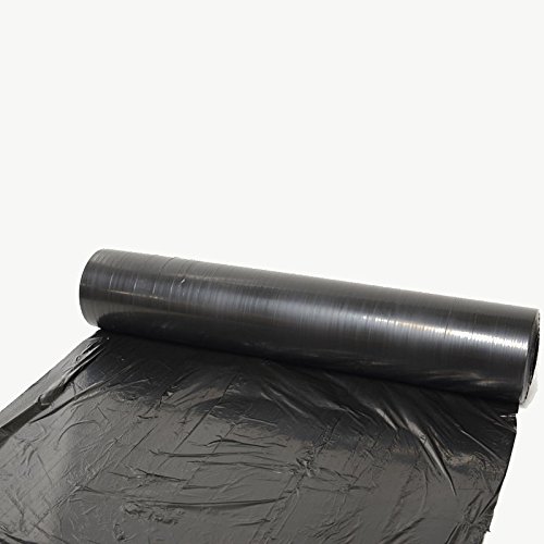 PAMPOLS Bobina de Film Acolchado Negro para plantaciones, invernaderos, huertos | Film Anti Malas Hierbas Micro Perforado Traspirable | 1 Rollo de 0,9 Metros de Ancho x 3500 m de Largo (Aprox 40 kg.)