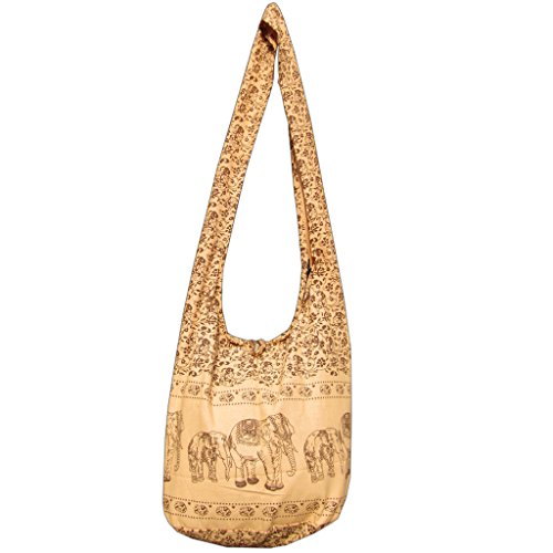 PANASIAM 'Elephant' shoulder bag - beige - M