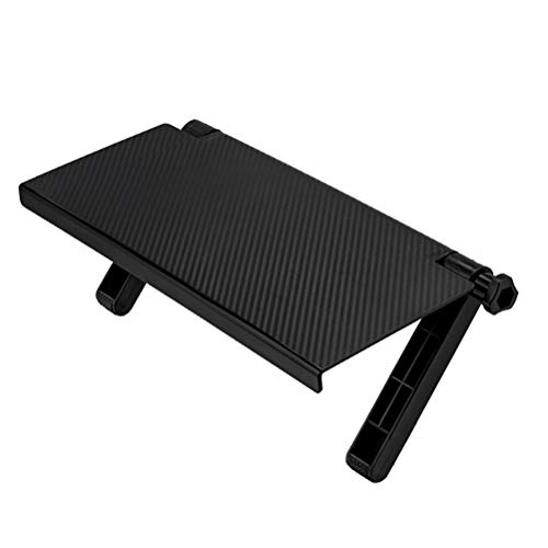 QLOUNI Estante Superior para TV Ajustable Organizador de Soporte para Monitor Plegable MAX.3kg