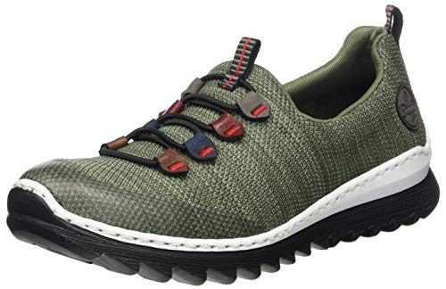 Rieker M62L2, Zapatillas Mujer, Verde 56, 39 EU