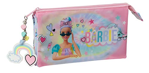 safta Portatodo Triple de Barbie Girl Power, 220x30x120mm