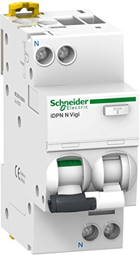 Schneider Electric A9D33616 Interruptor Diferencial Idpn N Vigi, 1P+N, 16A, 30Ma Clase Si