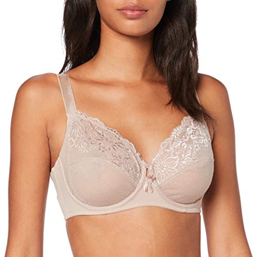 Selene Jimena Sujetador con Aros, Beige (Tierra Tierra), 95 (Tamaño del Fabricante:C.95) para Mujer