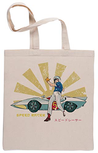 Speed Racer Retro Bolsa De Compras Shopping Bag Beige