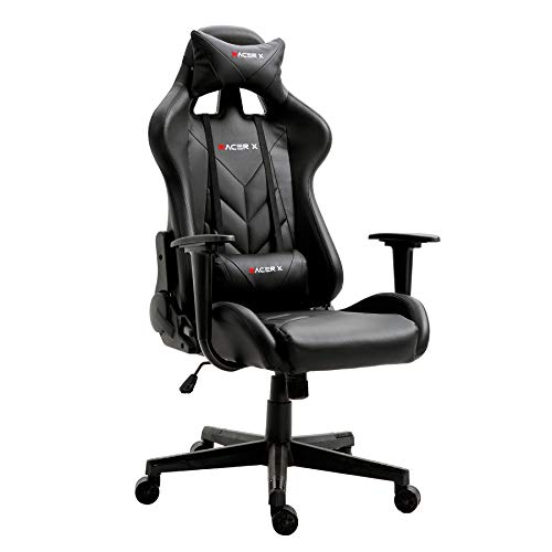 T-LoVendo Silla Gaming Oficina Racing Sillon Gamer Racer X Profesional Videojuegos PC, Universal