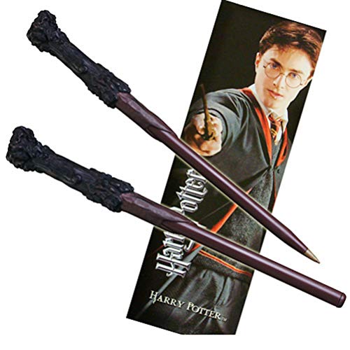 The Noble Collection Harry Potter Varita Pluma y Conjunto de marcadores.