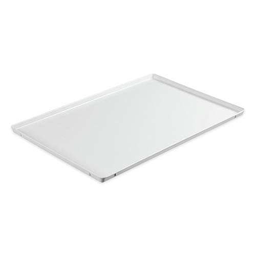 thermohauser Bandeja para servir de melamina, color blanco, 60,0 x 40,0 cm