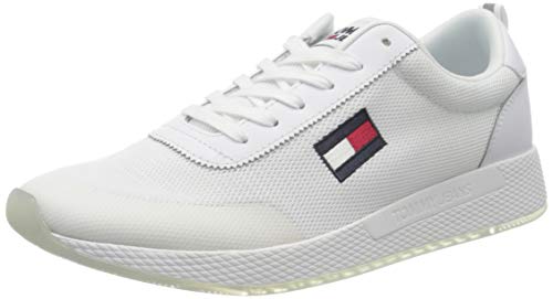 Tommy Hilfiger Blake 13c, Zapatillas Hombre, Blanco, 45 EU