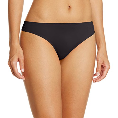 Tommy Hilfiger Thong Tanga, Negro 001, M para Mujer