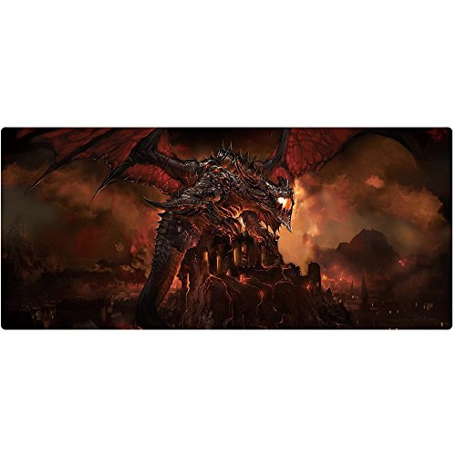 Utimor Alfombrillas de ratón, Gaming Mouse Pad XXL(900 x 400mm) Grande Alfombrilla para Gamers Ordenador, PC y Portátil