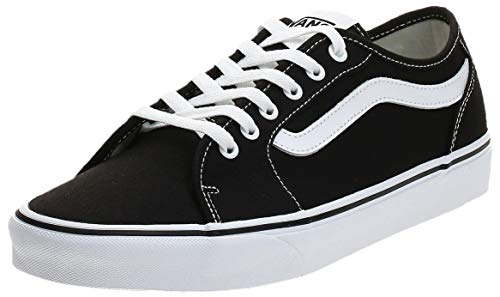 VANS Filmore Decon, Zapatillas Hombre, Negro (Canvas) Black/White 187, 44.5 EU