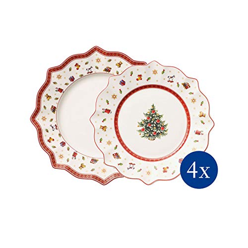 Villeroy & Boch Group Toy's Delight Servicio de Mesa para hasta 4 Personas, Porcelana Premium, Colorido, set de 8 piezas