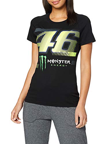 Vr46 Monza 46, T-Shirt Mujer, Negro, S