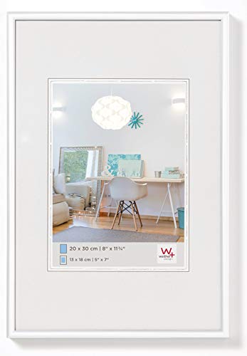 Walther Design KV060W New Lifestyle, Marco di Plástico, 50 x 60 cm, Blanco, Pack de 1