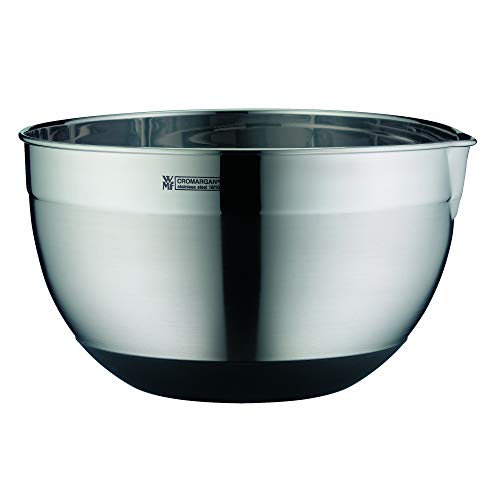 WMF Gourmet Fuente de Cocina con Base de Silicona, Acero Inoxidable Mate, 22 cm