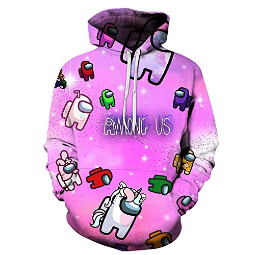 xlei 2021 Among Us Hoodies Sudaderas Chándal De Moda Impresión 3D Hombres Mujeres Niños Streetwear Tops-Cbw-266_L