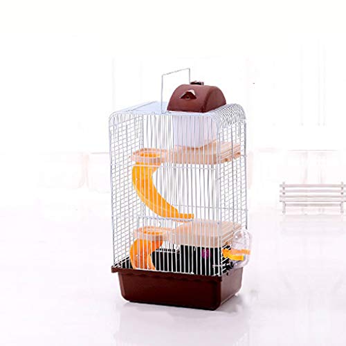 ZGJDX Mascota Hamster Jaula Casa de Lujo Ratones portátiles Hogar Habitat Decoratio