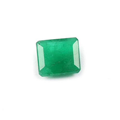 2,7 quilates de corte esmeralda 9x7.7x4.2 mm de Zambia Natural verde esmeralda suelta la piedra preciosa para la joyería | Tamaño del anillo de piedras preciosas| astrológico de piedras preciosas