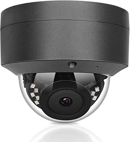 Anpviz Cámara domo de seguridad IP de 8 MP HD IP POE, Cámara IP 4K H.264/H.265 con gran angular de 2,8 mm, visión nocturna 20-30M, IP66 resistente a la intemperie, compatible con Onvif