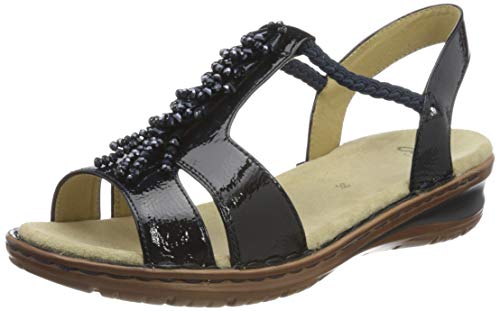 ARA Hawaii, Sandalias con Tira de T Mujer, Azul Marino 75, 38 EU