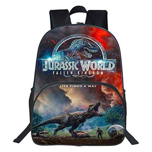 Bag Set Mochila para Niños Dinosaurio 3D Impreso Mochila Escolar Caricatura Mochila 5-8 Años Niño H