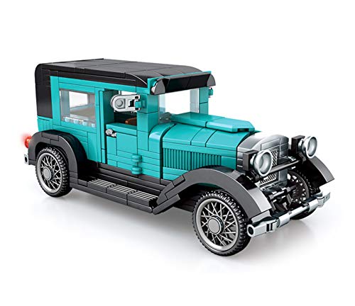 BAIDEFENG Colección De Coches Retro Clásico Kit De Construcción De Coches Modelo De Juguete Mini Bloques Juego De Construcción DIY Mini Ladrillos para Niños Adultos