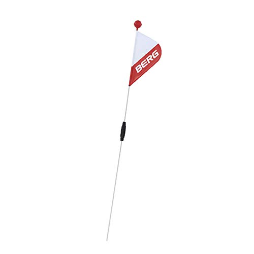 BERG 16.00.00.00 GO XS - Bandera de Seguridad, Color Blanco y Rojo