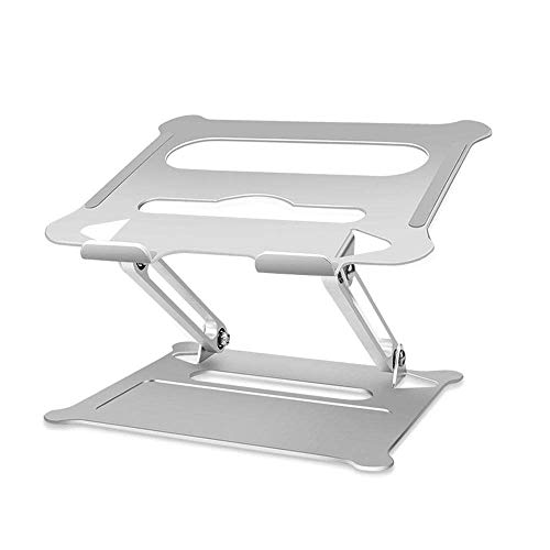 Brightz Aluminio Plegable portátil Soporte Ajustable Titular de Escritorio de la Tableta con el Calor-Vent for el Ordenador portátil del Cuaderno de Superficie