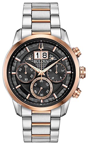 Bulova Reloj Cronógrafo para Hombre de Cuarzo con Correa en Acero Inoxidable 98B335