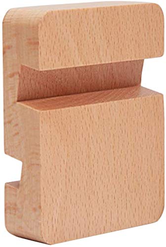 Centeraly Móvil Teléfono Soporte, Universal Madera Teléfono Móvil Doble Ranuras Tablet Soporte Sobremesa - Madera Color, Free Size