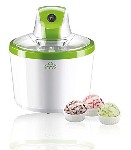 DCG Eltronic IC4988 10W 1L Verde, Transparente máquina para helados - Heladora (1 L, 30 min, Verde, Transparente, 10 W, Helado, Sorbete, Yoghurt)