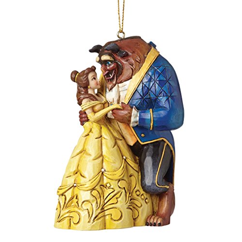 Disney Traditions, Figura de "La Bella y la Bestia" para colgar, Enesco