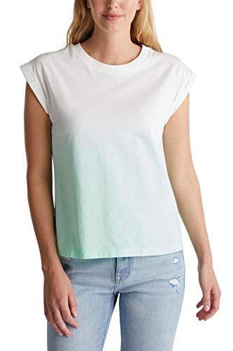 edc by Esprit 050CC1K304 Camiseta, 330/verde Claro, XS para Mujer