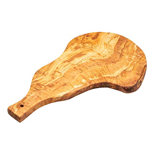 Erreke – Tabla de Cortar, Madera de Olivo, para Servir o Picar, Tabla de Cocina (41x17 cm)