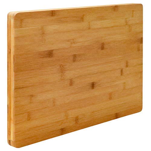 EYEPOWER XL Tabla de Cortar de Bambú 50x35x3cm Tabla de Cocina de Madera