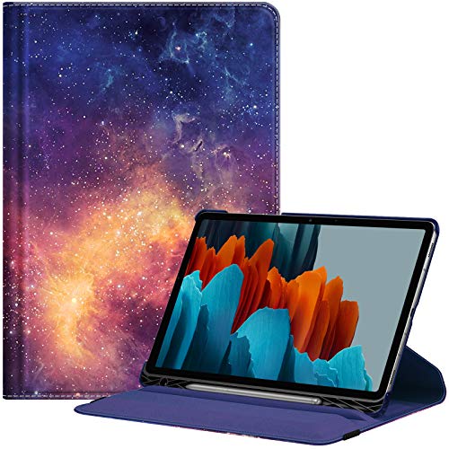 Fintie Funda Giratoria para Samsung Galaxy Tab S7 11" 2020 - Rotación de 360 Grados Carcasa con Auto-Reposo/Activación para Modelo SM-T870/T875, Galaxia