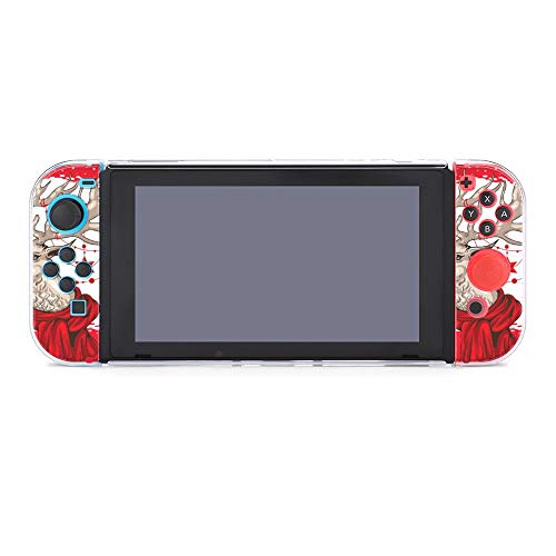 Funda protectora para Nintendo Switch, cabeza de ciervo en Navidad, funda duradera para Nintendo Switch y Joy Con