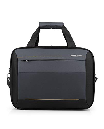 Gabol - Reims | Bolso de Viaje Grande de Tela de 40 x 30 x 20 cm con Capacidad para 21 L de Color Gris