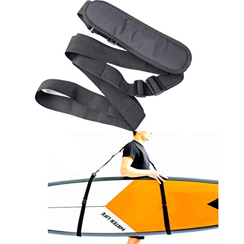 GCDN Correa de Transporte para Tablas de Surf Tabla de Sup Ajustable Correa, Correa de Transporte para Canoa Kayak Tablas de Surf de Viento Correa de Transporte (Solo la Correa de Transporte)