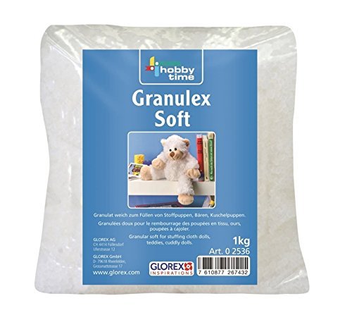 GLOREX granulex Soft 1000 g, Color Blanco, 21 x 16 x 7 cm, 14 Unidades de Medida