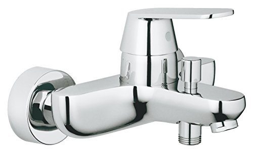 Grohe Eurosmart Cosmopolitan - Grifo para baño y ducha, cromado, montaje en pared, diseño alemán, fácil de limpiar. (Ref. 32831000)