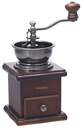 HARIO Molinillo de café estándar Molinillo de Mano, cerámica, marrón, Juego de 12