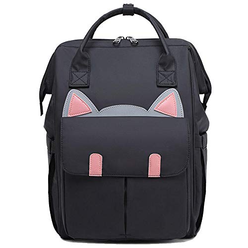 HMShun Bag Anti Mochila Hombro Crossbody Bag Chest Bags Senderismo Mochila Informal para Mochilas de Leche en Polvo para Madres y bebés-Versión estándar Grande-Negro 喵 喵