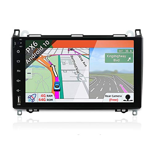 JOYX PX6 Android 10 Autoradio Para Benz Viano/Sprinter/Freightliner Sprinter/W906 | LIBRE Cámara trasera & Canbus | 4G+64G | 2 Din 9 Pulgada | Apoyo HDMI Volante BT5.0 WLAN 4K-Video DAB 4G CarAutoPlay