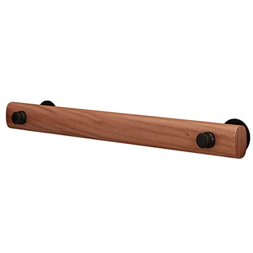 K&F-armrest Montado En La Pared Pasamano De La Escalera De Madera, Estilo Industrial Kinder Cubierta De Madera Sólida del Hogar Baranda, Antiguo Antideslizante Barandilla (Size : 80cm)