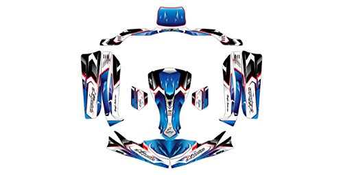 Kit de decoración Karting KG FP7 STILO Evo Nurburgring, color azul