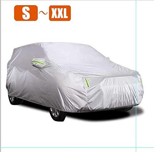 KKmoon Funda para Coche, Funda Coche Exterior, Cubierta coche Exterior, Antipolvo, Resistente a los ara?azos (4,9 x 1,8 x1,5m)