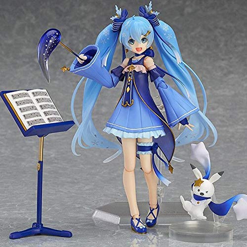 Ksovvoo 14cm animado Figura Hatsune EX-037 estrellado del cielo nieve Hatsune 2017 Estatuas Arte de PVC Animado Modelo hecho a mano Modelo Juguetes coleccionables juguete Animaciones Arte de caractere