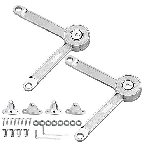 KUPINK 2 pcs Bisagras para Muebles Soporte para Tapa de Bisagra para Puerta de Armario de Cocina