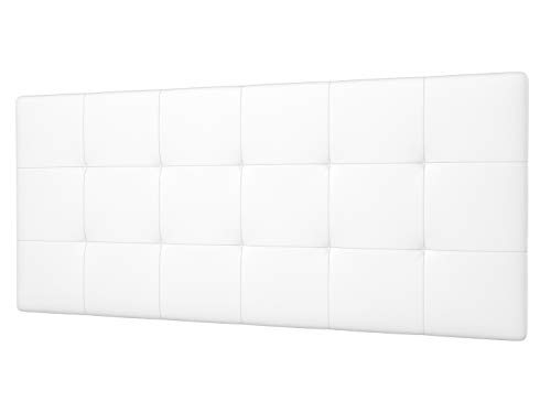 LA WEB DEL COLCHON - Cabecero tapizado Celio para Cama de 150 (160 x 70 cms) Blanco